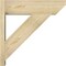 Ekena Millwork Traditional Slat Rough Sawn Outlooker, Douglas Fir, 8"W x 28"D x 28"H OUT08X28X28TRA06RDF - alternate 3
